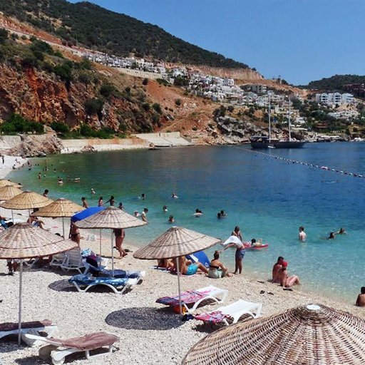 kalkan halk plajı