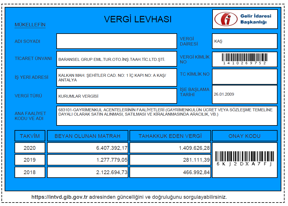 baransel-grupvergi-levhası
